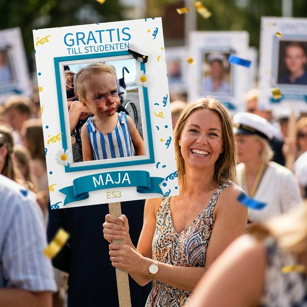 Studentskylt - Anpassa din egen! - Printshoppen